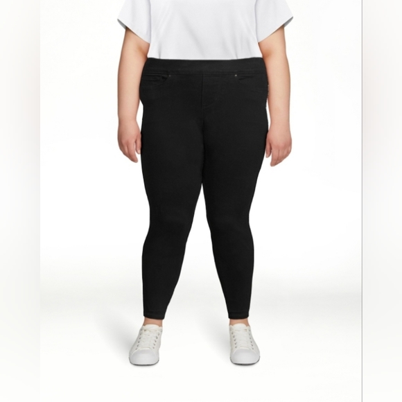 Women's plus size pull on skinny jeans - Picture 1 of 7